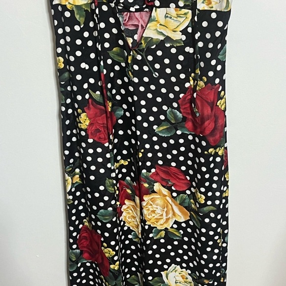 XOXO In America And Abroad Floral/Polkadot Dress Sz 11/12 - Picture 7 of 8